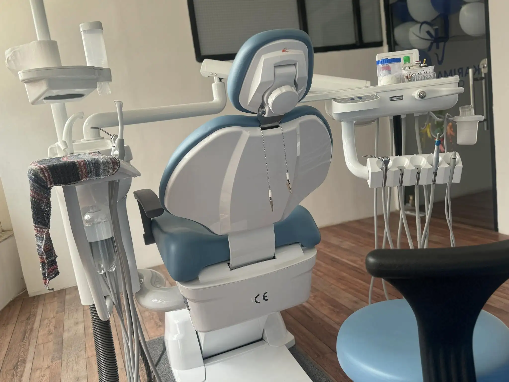 Dental treatment chair and equipment at Karima Dental Clinic